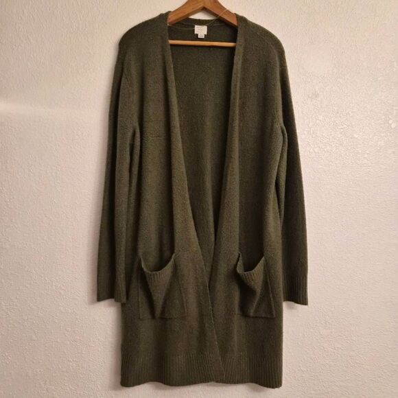 A New Day Forrest/ Hunter Green Cardigan: Super-soft Comfy Cozy Winter Essential - Picture 1 of 7